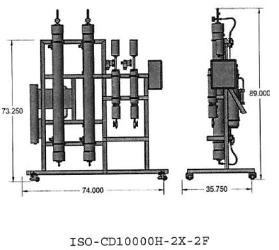 USED IES ISOLATE EXTRACTION SYSTEMS CD10000H-2X-2F