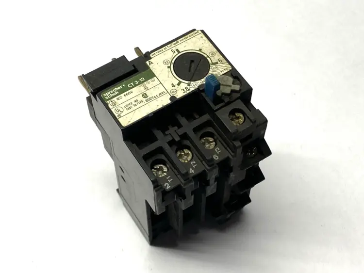 Used SPRECHER + SCHUH THERMAL OVERLOAD RELAY 3.8-6A Relays & Switches | Maverick Industrial Sales #1105380