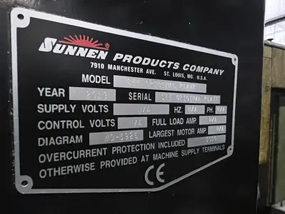 Used 2019 Sunnen SV‑1005 VERTICAL HONE Hones Illinois US | Machine Tool Bids #1062214