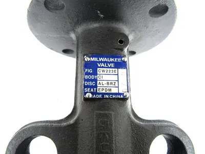 NEW MILWAUKLEE VALVE CW223E 4" IRON BUTTERFLY VALVE