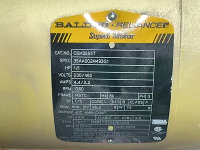 Used BALDOR RELIANCE 35AA002M493G1 Motors (misc) Ohio US | HGR 24 #1333852