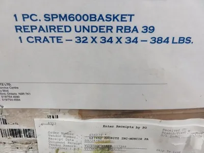 Basket for Fiberprep SPM 600 Pressure Screen, 0.10mm Repaired