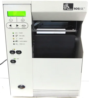 NEW ZEBRA 105SL THERMAL TRANSFER LABEL PRINTER 10500-2001-0030