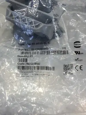 Harting HAN 6B-HBM-SL-C Lever Metal Cover (09300060302) 5D-16