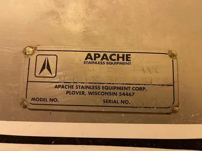 USED APACHE STAINLESS TANK