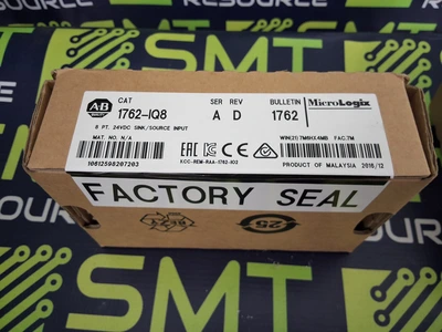 ALLEN BRADLEY 1762-OB8 REV. D MICROLOGIX 8 POINT SINK/SOURCE INPUT MODULE - NEW