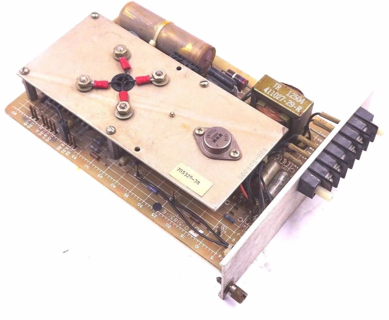 USED ASEA BROWN BOVERI O-51831-6 PC BOARD CURRENT VOLTAGE TRANSDUCTOR CVTG