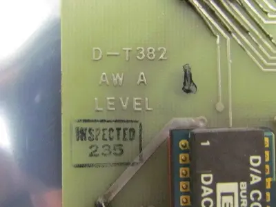 Sciaky D-T382 AW A Level PC Board 0079-A53Y XJ2246-012