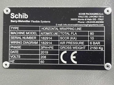 Schib High Speed Horizontal Flow Wrapper
