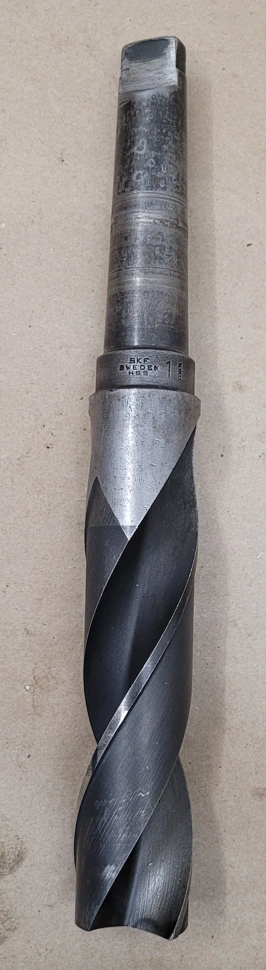 USED SKF 1-5/8” HSS Twist Drill