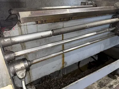 14" X 40" SUMMIT MODEL #14 ENGINE LATHE. 2" HOLE: STOCK #23258