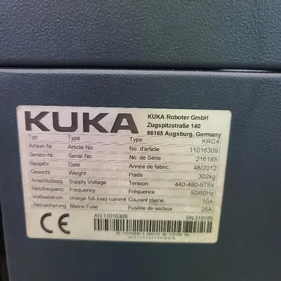 Used 2012 KUKA KR60 JET Robots Michigan US | RAB Industries, Inc. #184048
