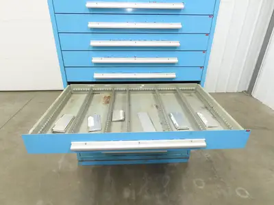 Nu-Era Modular Tool Storage Cabinet 10 Drawer 45x28x61" Stanley Vidmar Lista