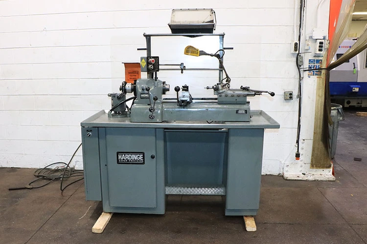 Used 1987 Hardinge DSM-59, Vari-Speed, Turret & Cross Slide,5C Collet Second Operation including Speed Lathes New Jersey US | Machinery Values #1253282