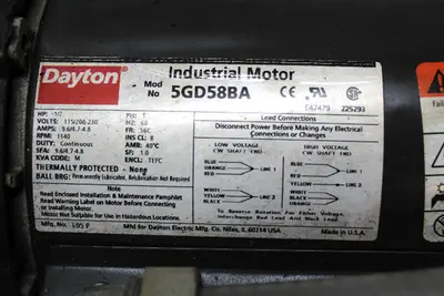 USED DAYTON 5GD58BA