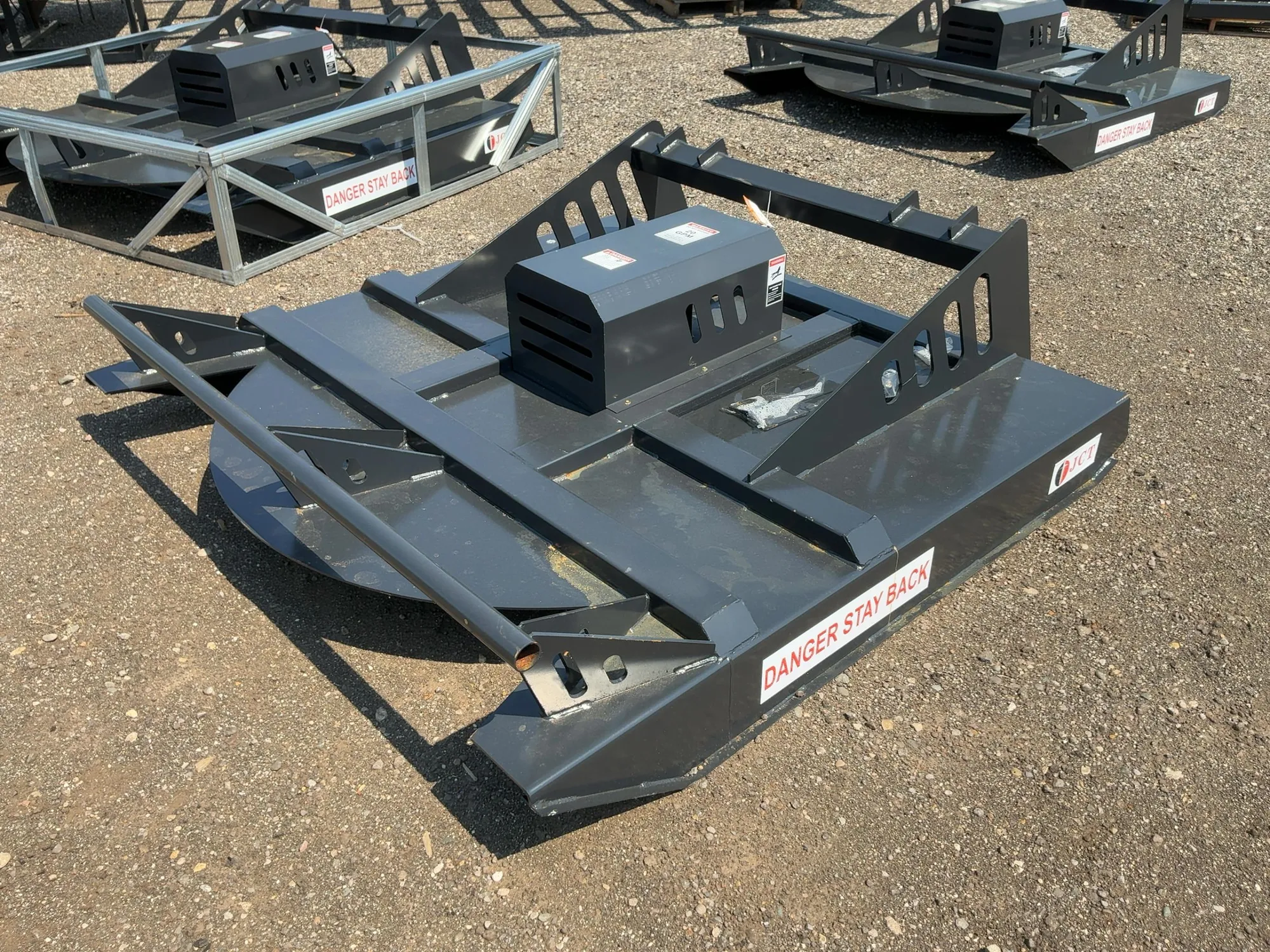 New JCT 72” Brush Mower Skid Steer Attachment, hydraulic driven with hoses and quick coupler fitting...