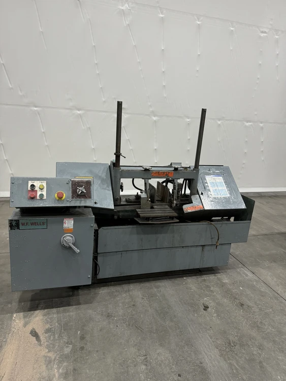 Used W.F. WELLS W-9 HORIZONTAL SAW Horizontal Band Saws Michigan US | Vander Ziel Machinery Sales #482872