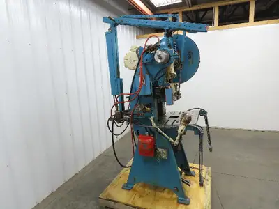 L&J No 18 Mechanical OBI Punch Press 18 Ton 2" Stroke 6" Throat 1.5Hp 3Ph
