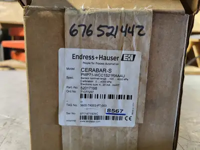 NEW ENDRESS+HAUSER PMP71-WCC1S21RAAAU
