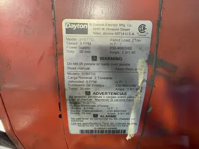 USED DAYTON 3YB77G