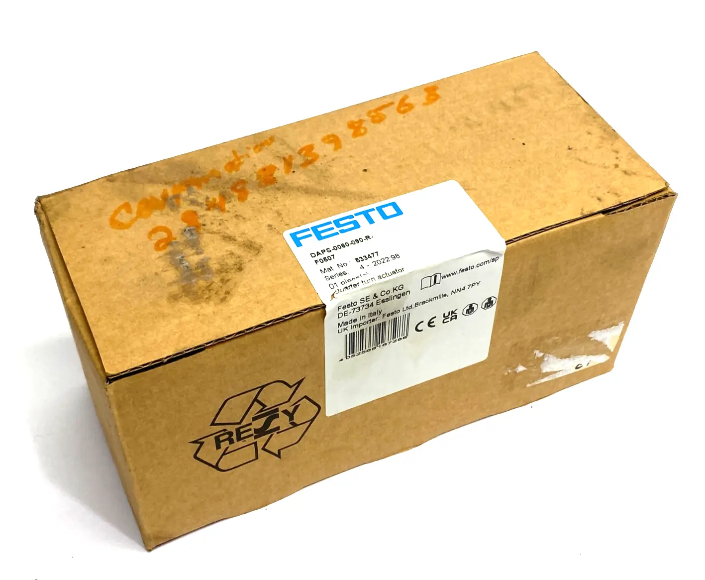 NEW FESTO QUARTER TURN ACTUATOR 60-DEG SWIVEL 533477