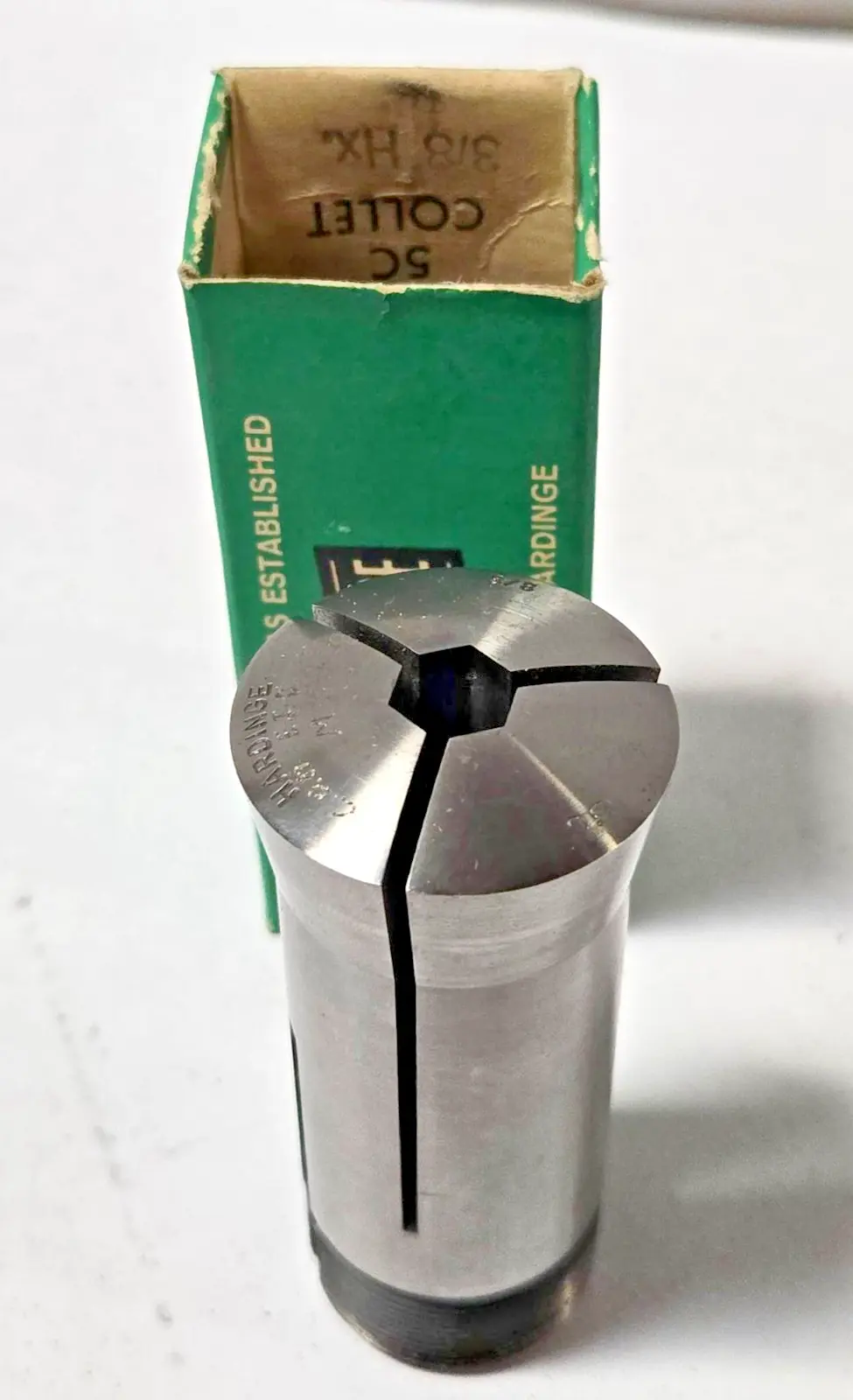 Hardinge 5C Lathe Collet Size 3/8 Hex Free Shipping Chucker Machinist Tools