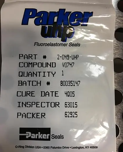 Used PARKER 2-283-UHP Semiconductor Parts | Advanced Capital Equipment Sales #431070
