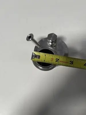 USED ITT SHEROTEC 5" END CAP W/ 2" AND 1" PORT
