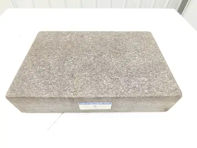 Rock of Ages Granite Surface Inspection Plate Table 18" X 12" X 4" Grade B Type