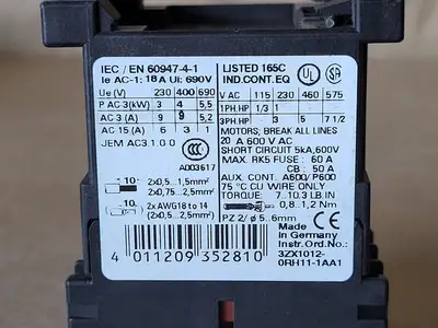 USED SIEMENS 3RT1516-1AK60
