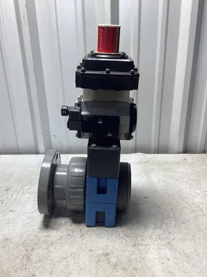 Spears 3″ Ball Valve CPVC Air  To Spring Actuator; 24202J101-030-A
