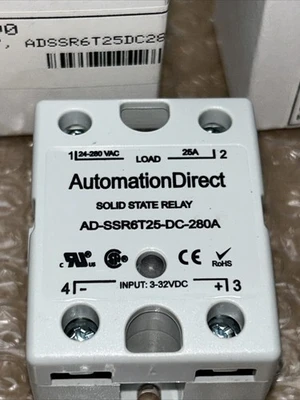 NEW AUTOMATION DIRECT AD-SSR6T25-DC-280A