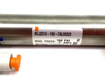 Used SMC ROUND BODY AIR CYLINDER 16MM BORE 150MM STROKE Pneumatic Cylinders Michigan US | Maverick Industrial Sales #1092666