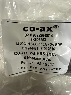 Used CO-AX 244481-1 Pump & Valve Parts Ohio US | Surplus Asset Holdings #1246982