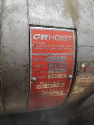 CM HOIST R Chain Hoists | ESS Industrial Equipment Sales (7)