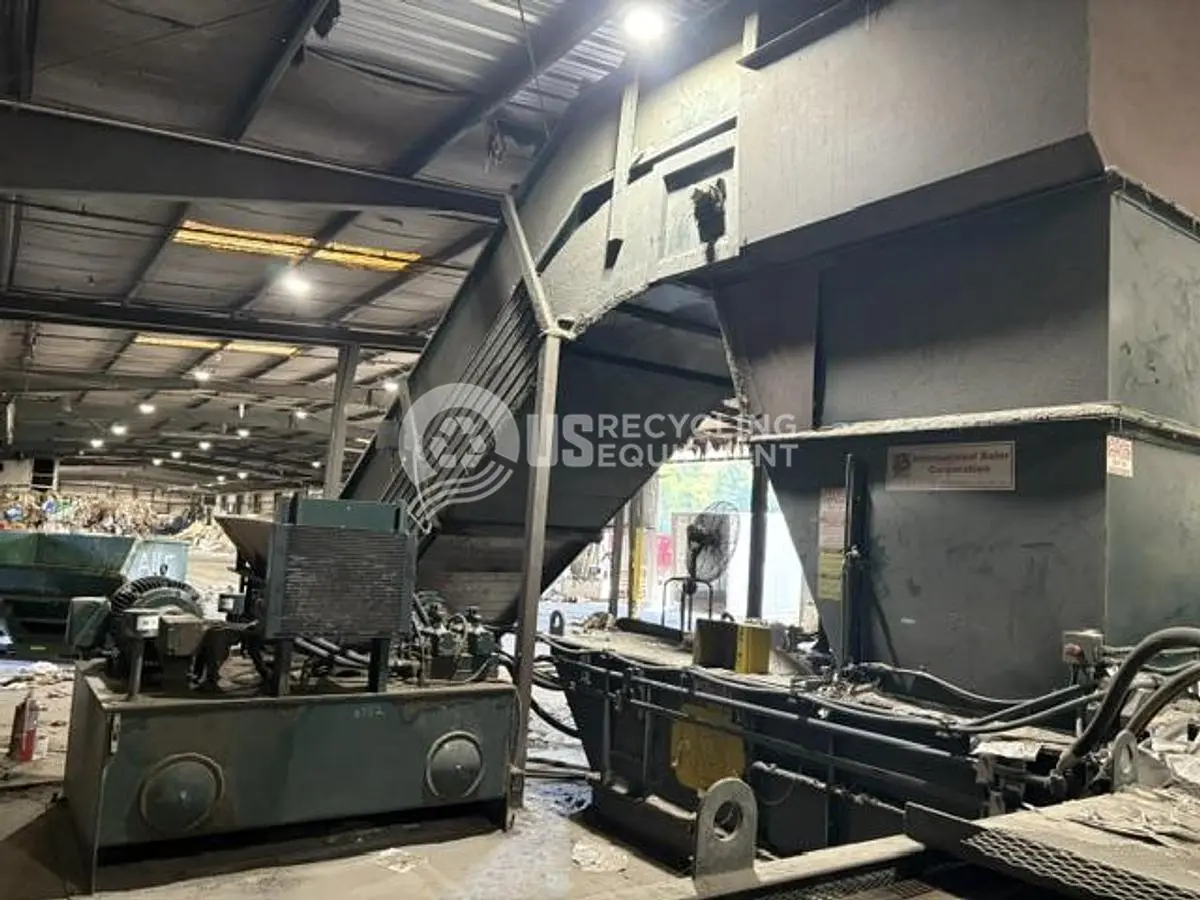 Used INTERNATIONAL BALER TR-9-75 HORIZONTAL 2 RAM BALER Balers Alabama US | US Recycling Equipment #1418984