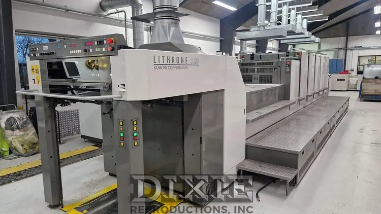 Used 2010 KOMORI LS 529+LX HUV Sheet-fed press Tennessee US | Dixie Reproductions, Inc. #550791