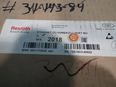 New | in-Stock REXROTH R911172630 PLC Ethernet Equipment | HGR 24 #752547