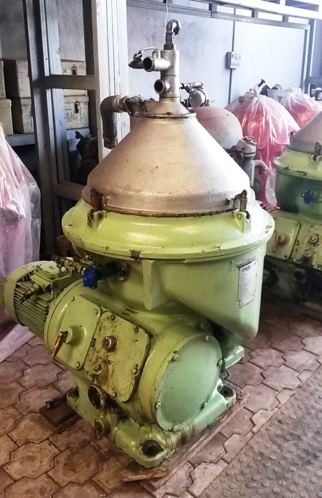 (2) Alfa-Laval MOPX 209 TGT-24-60 oil purifiers, SS.