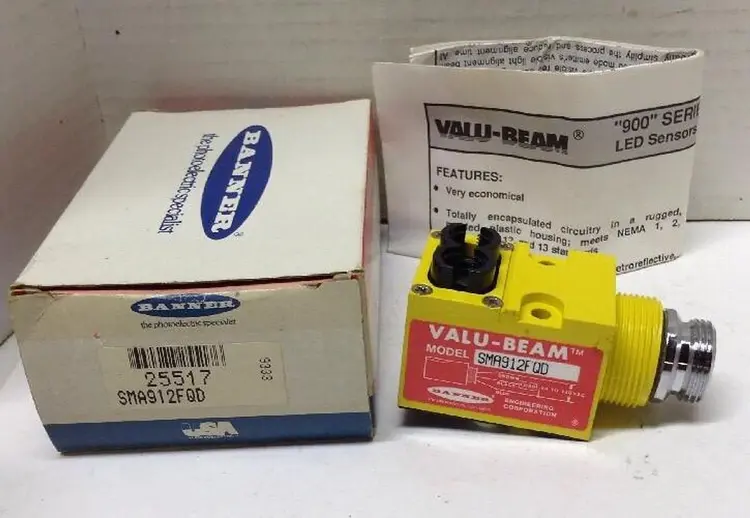 New | in-Stock BANNER ENGINEERING SMA912FQD 25517 Misc Electrical & Power Parts Ohio US | Surplus Asset Holdings #1234849
