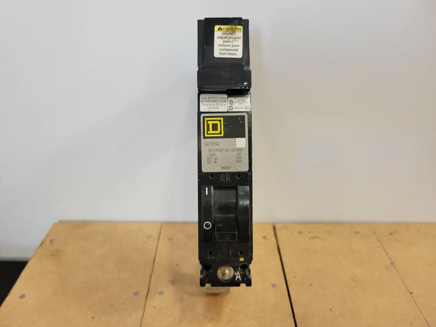 USED SQUARE D FA17015A