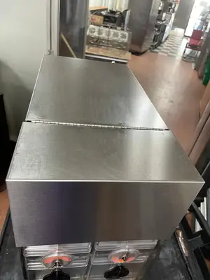 Used Bunn Used Bunn 35100.0000 ICDD-3 Stainless Iced Coffee Liner Dispenser 3.3 Gallon Beverage Dispensers Illinois US | Falcon Restaurant Supply #1375881