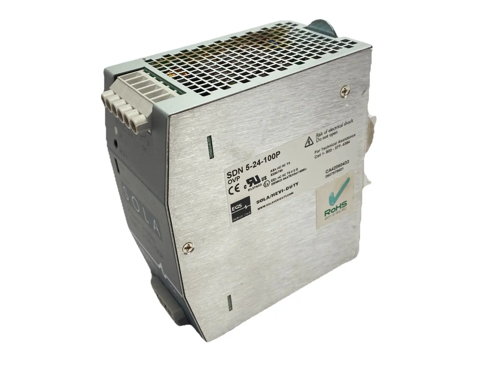 SDN5-24-100P | SolaHD  Power Supply 5A 24VDC - Used
