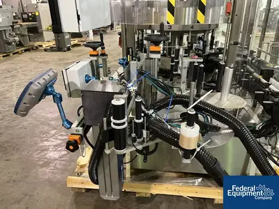 USED Quadrel Quadrel Wrap Around Labeler, Model Rotary
