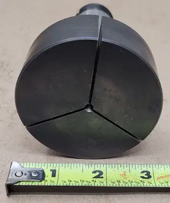 5C STEP COLLET, 3" HEAD DIAMETER, 1-1/8" HEAD THICKNESS, 1/8" PILOT HOLE, 4.5" OAL