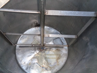 1,000L S/S Gate Paddle Stirrer 2.2 kw