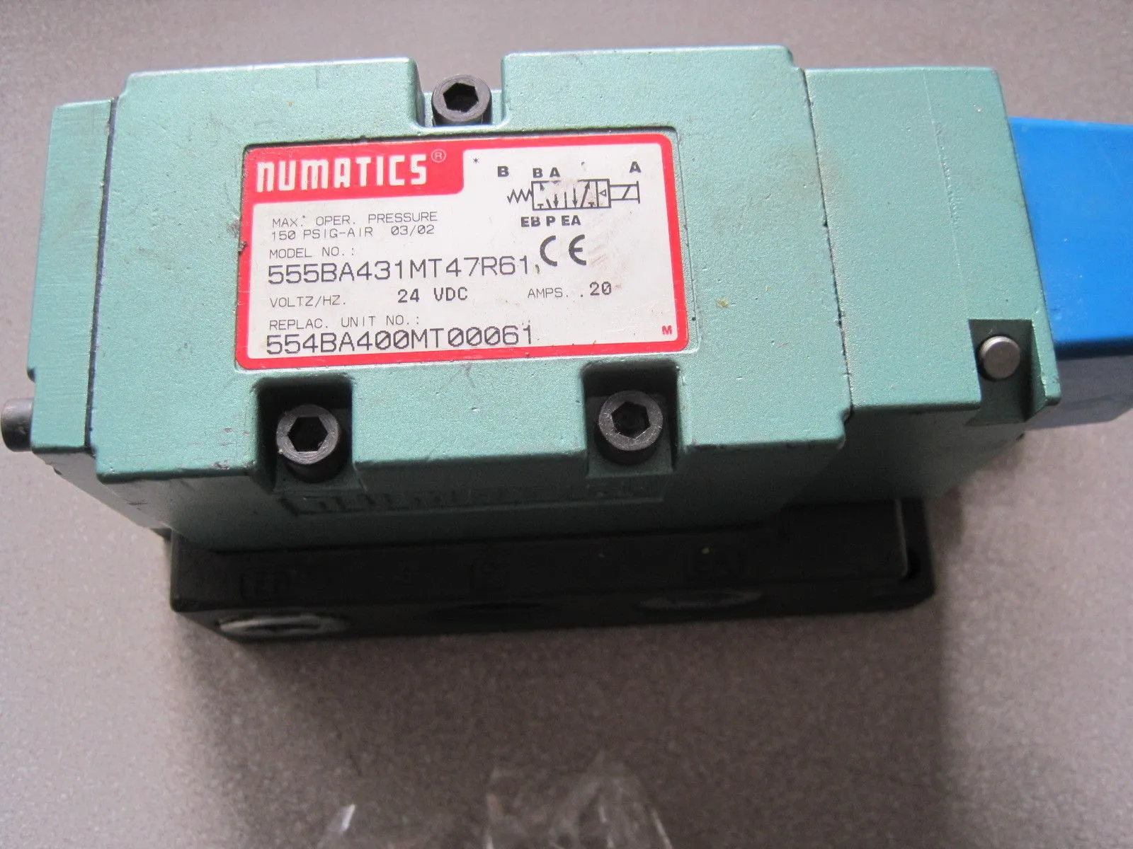 NEW NUMATICS 555BA431MT47R61 VALVE