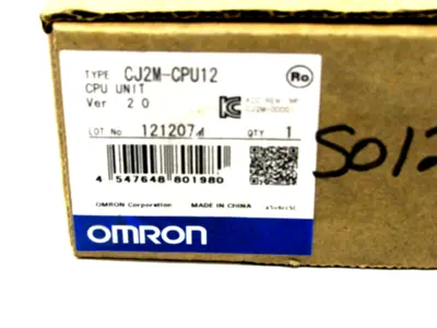 NEW OMRON CJ2M-CPU12 CPU UNIT VER. 2.0 CJ2MCPU12