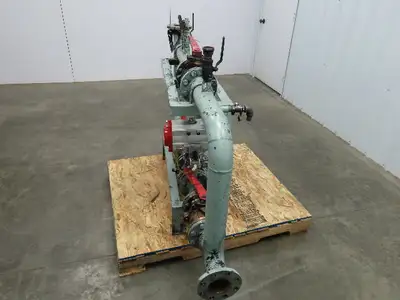 3" Flanged Pipe, Valve Control Station, Process Piping Bypass Valve