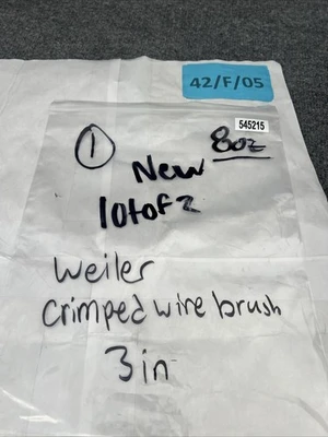 New | in-Stock WEILER 93129 Brushes California US | Davliegogo LLC #1707650